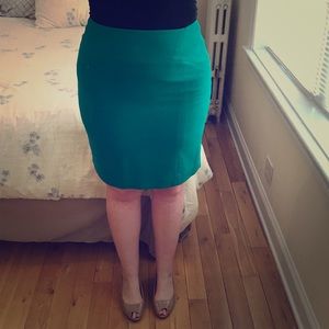 Green Pencil Skirt
